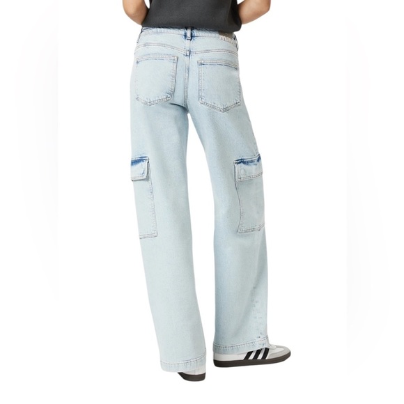 Mavi Alva Straight Leg Cargo Pants - Light Indigo- Size 25 - Picture 5 of 16